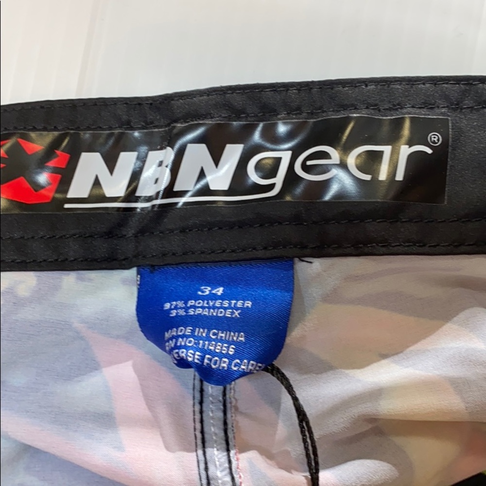 NBN Gear All-Day Floral Board Shorts 34 waist NWT - Picture 9 of 11